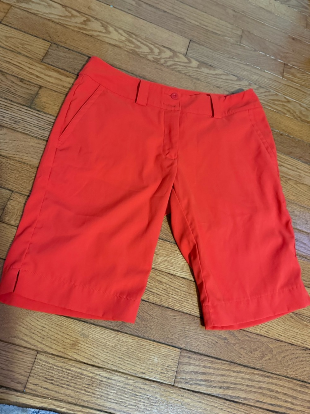 Nike Golf Tour Performance Orange Bermuda Shorts